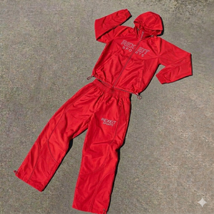 Conjunto Deportivo Reflectante para Hombre Rexfit 2026, Chaqueta Cortavientos y Pantalones Jogger de 2 Piezas, Material de Nailon, Marca Privada - Product Image 3