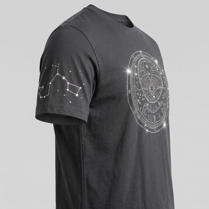 เสื้อยืดประดับเพชรเทียมสั่งทำพิเศษ ระบายอากาศได้ดี เป็นมิตรต่อสิ่งแวดล้อม ทรงปกติ ผ้าฝ้าย 100% แขนสั้น สำหรับฤดูร้อน - Product Image 5
