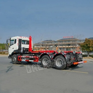 HOWO 10-Wheeler Arm-roll Truck <span class=keywords><strong>con</strong></span> 20cbm Hook Lift Container Rear Loader Hook Arm Garbage Truck para la venta - Product Image 5