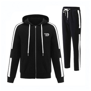 Conjunto Deportivo Ligero para Hombre con Capucha y Cremallera para Entrenamiento, Gimnasio, Running, Jogging, Fitness y Actividades al Aire Libre - Product Image 1