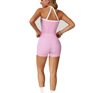Premium Quality Women's 2 Piece <b>Sets</b> Soft Touch Durable Fabric Comfortable Fit Breathable Athletic Fitness Wear Yoga Women <b>Sets</b> - Product Image 5
