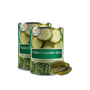 Hot Sale Vietnam Factory Factory Price Top Notch Quality Tasty Canned Pickled Gherkins Packed in 20oz Can - Product Image 1