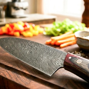 Luxury Handmade Five-piece Ambidextrous High Quality Damascus Chef <b>Knife</b> Set Cooking <b>Knives</b> for Restaurants Hotels Custom - Product Image 3