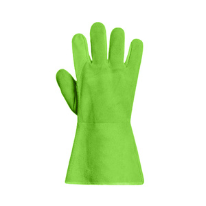 Gants de soudage TIG en cuir pleine fleur et croûte de cuir de vachette de qualité supérieure ANSI, résistants à la chaleur, aux étincelles et à l'abrasion, pour la lutte contre les incendies - Product Image 5