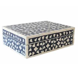 Boîte à Bijoux Artisanale de Haute Qualité en Os Incrusté, Boîte de Rangement en Os Incrusté, Organisateur de Bijoux en Os à Prix de Gros - Product Image 5
