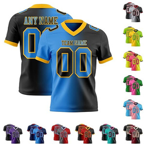 Maillots de football personnalisés en gros pour équipes, unisexes, à séchage rapide, en maille performante, multicolores, pour l'entraînement par sublimation - Product Image 1