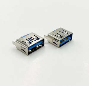 Conector Vertical USB 3.0 Tipo A Hembra de Alta Velocidad, Cobre de 4 Pines, Temperatura de Funcionamiento de -40~85°C - Product Image 1