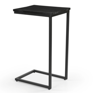 Mesa para portátil de madera de mango negro, mesa auxiliar para portátil, muebles de oficina - Product Image 1