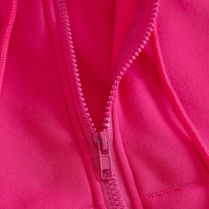 Ensemble tendance pull court et short pour femme, style streetwear, short taille haute, esthétique Y2K, sweat à capuche zippé pour femme - Product Image 6