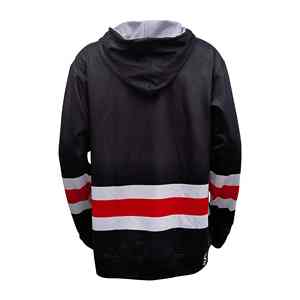 เสื้อฮู้ดดี้ผู้ชายสไตล์สตรีทแวร์ทรงโอเวอร์ไซส์ ผ้าฟลีซกันยับ พิมพ์ลายตัวอักษร ผลิตจากโพลีเอสเตอร์/คอตตอน - Product Image 5