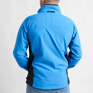Veste en polaire rouge pour homme, col zippé, respirante, décontractée, pour l'automne, coupe classique, en polyester - Product Image 3