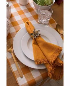 Corridore da tavolo con frange a controllo delle spezie di zucca 14 "X 108" | Importazioni di Design - Product Image 3