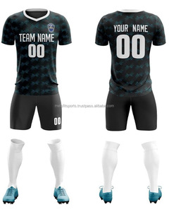 Servicio OEM ODM, Uniforme de Fútbol para Hombre Adulto, Nuevo Diseño, 100% Poliéster, Ligero, de Secado Rápido, Transpirable, Colores y Logotipos Personalizados - Product Image 2