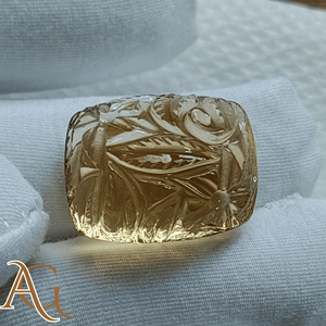 Citrine naturelle, quartz sculpté, intaglio, camée, pierre précieuse jaune, pierre brute pour la fabrication de bijoux, fournisseurs en gros, meilleur prix - Product Image 3