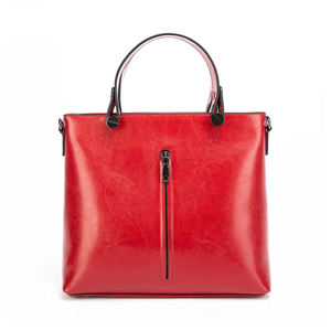 New Fashion Ladies Genuine Leather Vintage Water Resistant Portable Large Capacity Tote <b>Bag</b> Women's Business - Product Image 5
