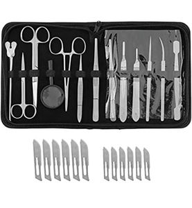 Kit de dissection réutilisable en acier inoxydable de classe I, ensemble d'outils de laboratoire de biologie éducatifs, ensemble d'outils d'étude anatomique, certifié Pentax CE - Product Image 3