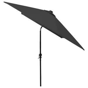 Parasol de jardin pliable 6,6 x 9,8 pieds en noir, fabriqué en polyester durable pour une utilisation en extérieur sur la terrasse - Product Image 5