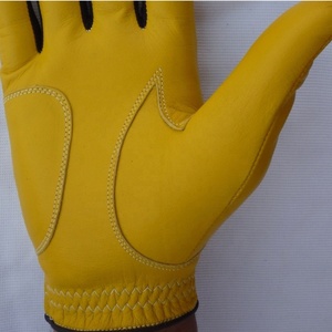 Guante de Golf Keven Impex de Cuero Cabretta Amarillo, Dedos Completos, Mano Izquierda, Transpirable, Compatible con Pantalla Táctil, Cierre de Gancho y Bucle, Unisex - Product Image 5
