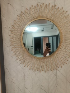 Handmade <b>Gold</b> Sunburst Round Wall <b>Mirror</b> with Iron Metal <b>Frame</b> Contemporary Design Luxury Home Decor From REHMAN CRAFT - Product Image 5