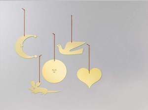 Adornos Navideños de Estrellas Brillantes, Decoraciones Colgantes en Rojo, Dorado y Plateado, de Plástico, Estilo Tradicional - Product Image 4