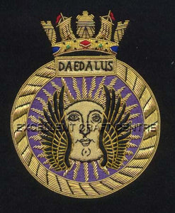 DAEDALUS High Quality Lace Embroidered Patch <b>Sew</b>-On Fabric Badge Circular Luxury Design for Garment - Product Image 4