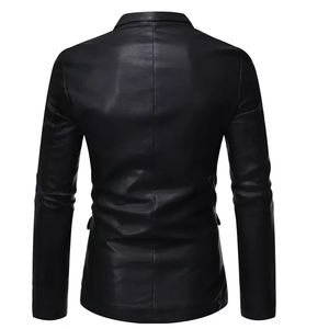 Chaqueta de Cuero para Hombre, Diseño Más Demandado, Precio Razonable, Transpirable, Antiarrugas, Chaqueta de Cuero para Hombre en Oferta - Product Image 2