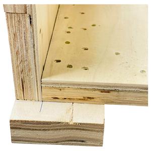 Wooden <b>Crates</b> Foam Lining | <b>Foldable</b> | Painted Surface | Recyclable Durable | Shock Absorbing | Stackable | - Product Image 2