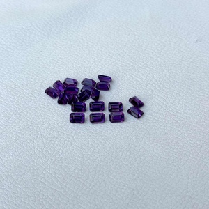 4x6mm 100% Natural <b>Purple</b> African Amethyst Faceted Octagon Gemstone AAA Grade Amethyst Stone Jewelry Regular Supplier Wholesale - Product Image 2