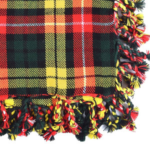 2026 Chal de lana suave, duradero y cálido con tartán del clan escocés Buchanan y diseño a cuadros para kilt tradicional OEM ODM - Product Image 2