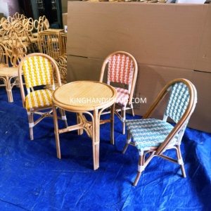 Sillas Infantiles de Ratán Hechas a Mano Ecológicas para Eventos, Bodas, Alquiler de Muebles para Fiestas, Fabricante OEM ODM - Product Image 4