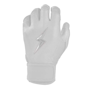 Sinewy Original Series Long Cuff Baseball Batting Gloves Leather <b>Hook</b> Loop Closure Customizable Colors Adult | Youth | Kids - Product Image 5
