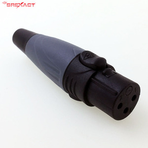ขั้วต่อ XLR ตัวเมีย 3 พิน แบบกลม 3 แกน  ตัวเรือนไนลอน สำหรับเสียงและวิดีโอ - Product Image 5