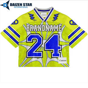 Camiseta de Fútbol Unisex de Malla 100% Poliéster, Transpirable, de Secado Rápido, Antibacteriana, Anti-UV, con Nombre de Equipo Personalizado y Mangas Cortas - Product Image 2