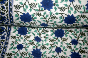 Silkgram Hand Block Print Jaipuri Quilt Handmade Floral Traditional Reversible Eco-Friendly Cotton <b>Bedspread</b> Washable Breathable - Product Image 5