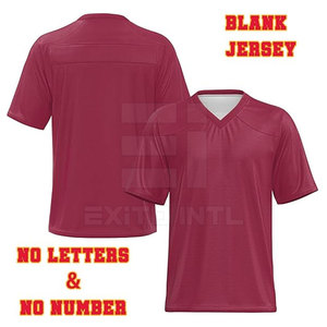 Custom Anti-UV Polyester <b>Men's</b> Short Sleeve Sports Jersey with Team Name Number Sublimation Printed Breathable Football - Product Image 4