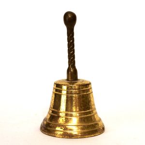 Campana Náutica de Latón Puro con Diseño y Aspecto Vintage para Decoración, Regalo, Decoración de Interiores, Campana Decorativa con Soporte Resistente - Product Image 5