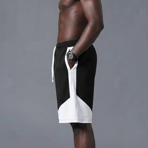 Nouvel Arrivage Short Homme Hip Hop Décontracté en Polaire Polyester/Coton Uni, Taille Mi-Haute avec Cordon de Serrage, Respirant - Product Image 2