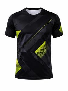 เสื้อยืดคอกลมแขนสั้นผู้ชาย ผ้าเจอร์ซีย์เนื้อแน่น 180 กรัม แห้งเร็ว ผลิตจากโพลีเอสเตอร์ ทรงปกติ สไตล์ลำลอง กำลังเป็นที่นิยม - Product Image 1