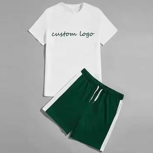 Ropa de Verano para Hombre, Conjunto Deportivo Transpirable, Camiseta y Pantalones Cortos, Conjuntos de Manga Corta y Pantalones Cortos Personalizados - Product Image 6