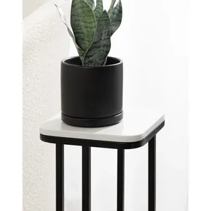Luxury Modern Metal Console <b>Table</b> with Storage and Wood Top Oval <b>Coffee</b> <b>Table</b> by Zahid Exports - Product Image 4