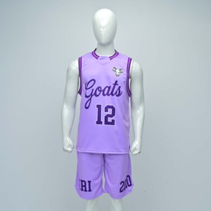 Goats American Football Jersey Set V-Neck Sleeveless Sublimated Printed Drawstring Summer Sports Eco-Friendly Quick Dry Regular - Product Image 1