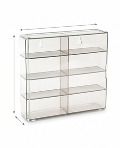 Elegante y Moderno Expositor de Acrílico Transparente para Modelos de Coches de Juguete, Caja de Almacenamiento Apilable a Prueba de Polvo, Estuche de Protección para Coleccionables - Product Image 1