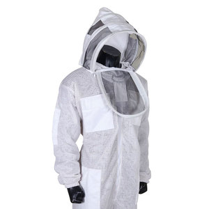 Orange Beekeeper White Beekeeper Protective <b>Suit</b> with Veil Full Coverage Four Seasons Casual Wear Model SL-BKS-112 - Product Image 4