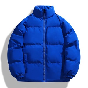 Men's Casual Winter Warm Puffer <b>Parka</b> <b>Jacket</b> Long Sleeve Zipper Closure Hooded Thick Canvas Fabric Stand Outdoor Coat for - Product Image 5
