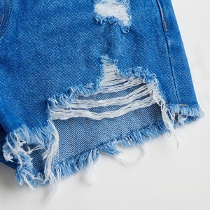 Shorts en jean premium pour femme, taille haute, en coton, style estival décontracté, streetwear, couleur personnalisable, tenues chics - Product Image 6