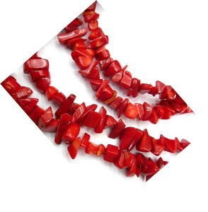 <span class=keywords><strong>Perles</strong></span> de <span class=keywords><strong>corail</strong></span> rouge Apple Coral Chips, <span class=keywords><strong>perles</strong></span> de pierres précieuses naturelles - Product Image 6