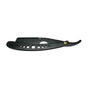 Navaja de Afeitar Profesional Vintage de Acero Inoxidable para Cortar Barba, Navaja de Barbero Personalizada de Una Sola Hoja con Mango de Madera - Product Image 3