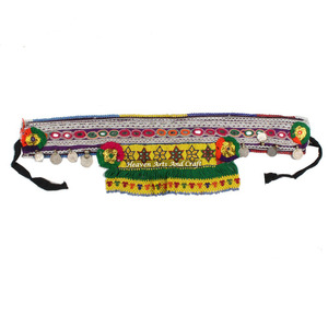 Vintage Belt Belly Dance Bead Afghani Traditional Waist Belt Kuchi Tribal BB031A <b>Old</b> Banjara Real Vintage Handmade Beaded Belts - Product Image 1