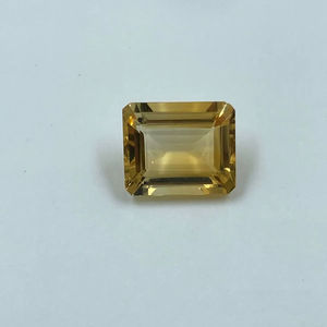 พลอยซิทรินสีเหลืองธรรมชาติแบบแผ่น ขนาด 10x12 มม. สำหรับทำสร้อยคอ ราคาสมเหตุสมผล โดยผู้ส่งออก - Product Image 1
