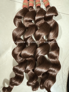 Extensiones de Cabello Natural Remy de Lujo AZURA HAIR, Doble Trama, 100% Cabello Humano Vietnamita, Permanente, Varios Colores - Product Image 4